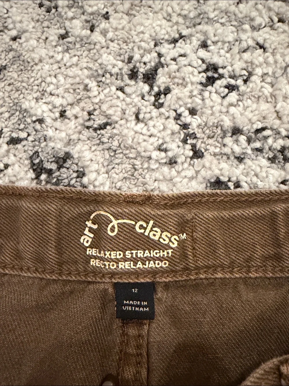 art class Brown Straight-Leg Kids Jeans